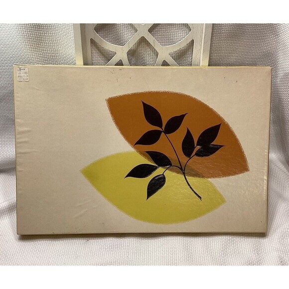 Vintage Simtex by Steven Luxury Gift Set Tablecloth & Napkins Original Box 60s - Picture 2 of 16